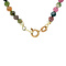 vintage Vintage toermalijn collier met gouden sluiting 18 kt