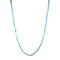 vintage Vintage aquamarijn collier met gouden sluiting 14 kt
