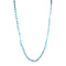 vintage Vintage aquamarijn collier met gouden sluiting 14 kt