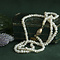 vintage Vintage parel collier met gouden sluiting 14 kt