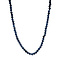 vintage Vintage saffier collier met gouden sluiting 14 kt