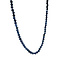 vintage Vintage saffier collier met gouden sluiting 14 kt