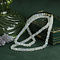 vintage Vintage maansteen collier met gouden sluiting 14 kt