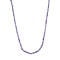 vintage Vintage amethist collier met gouden sluiting 14 kt