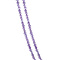 vintage Vintage amethyst necklace with gold clasp 14 kt