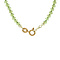 vintage Vintage peridoot collier met gouden sluiting 18 kt
