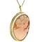 vintage Gold vintage pendant with cameo 14 kt