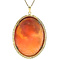 vintage Gold vintage pendant with cameo 14 kt