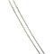 vintage Zilveren vintage collier met witgouden hanger met diamant 14 krt/925