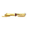 vintage Gouden vintage manchet knopen met robijn 18 krt