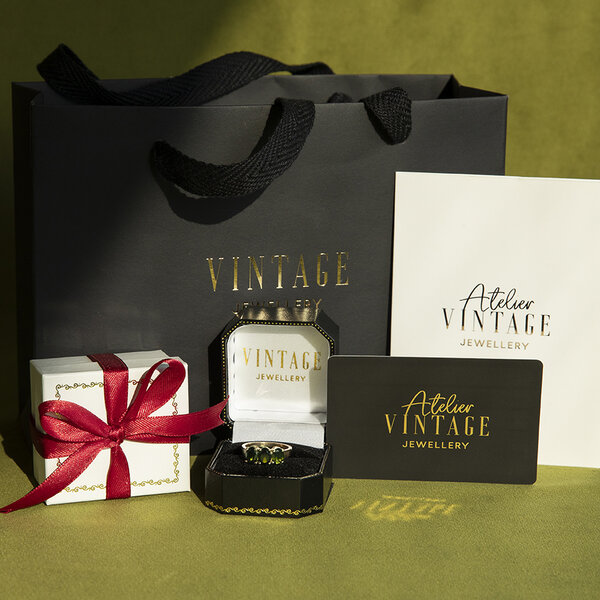 vintage Marlene ring 14 krt - Forest