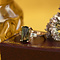 vintage Rose-gold vintage ring with tourmaline and diamond 18 kt