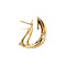vintage Gold vintage stud earrings with sapphire and diamond 18 kt