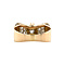 vintage Golden vintage bow ring with diamond 14 kt/950