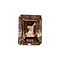 vintage Vintage ring met rookkwarts 10 kt
