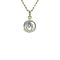 vintage White gold vintage pendant with diamond 14 kt