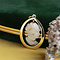 vintage Gold vintage pendant with cameo 14 kt