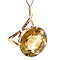 vintage Vintage pendant with citrine 10 kt