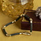 vintage Gouden vintage armband met olifanten haar 14 kt