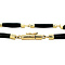 vintage Gouden vintage armband met olifanten haar 14 kt