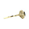vintage Golden vintage entourage ring with sapphire and diamond 14 kt