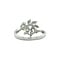 vintage White gold vintage entourage ring with diamond 14 kt