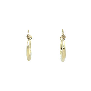 Gouden fantasie oorringen 14 kt