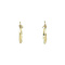 vintage Gold vintage fantasy hoop earrings 14 kt