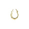 vintage Gold vintage fantasy hoop earrings 14 kt