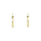 vintage Gold vintage fantasy hoop earrings 14 kt