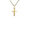 vintage Gouden vintage kruis hanger 18 kt