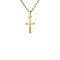 vintage Gouden vintage kruis hanger 18 kt
