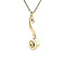 vintage Gold vintage tobacco pipe pendant 14 kt