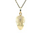 vintage Gouden vintage eikel hanger 14 kt