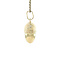 vintage Gouden vintage eikel hanger 14 kt