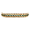 vintage Vintage gold fantasy bracelet with emerald 14 kt
