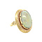 vintage Gold vintage ring with opal 14 kt