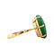 vintage Gold vintage ring with jade 18 kt