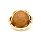 vintage Golden vintage coin ring 14 kt