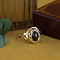 vintage Vintage ring met kleursteen 12 kt