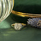 vintage Gold vintage signet ring with engraving 14 kt