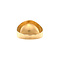 vintage Gold vintage signet ring with tiger's eye 14 kt