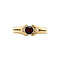 vintage Gouden vintage ring met granaat 14 kt