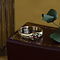 vintage Gouden vintage ring met granaat 14 kt
