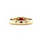 vintage Gouden vintage ring met granaat 14 kt