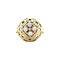 vintage Gouden vintage ring met parel 14 krt