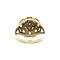 vintage Gouden vintage ring met parel 14 krt