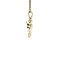 vintage Gouden vintage bij hanger 14 kt