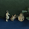 vintage Gouden vintage zeepaard hanger 14 kt