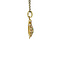 vintage Gouden vintage schildpad hanger met spinel 14 kt